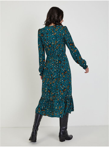 orsay Kleid in Petrol/ Schwarz