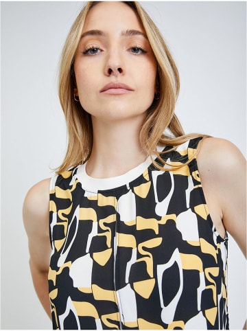 orsay Top in Schwarz/ Gelb