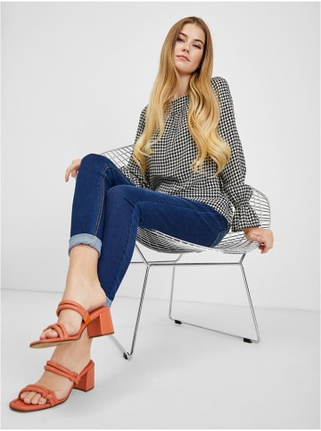 orsay Bluse in Schwarz/ Weiß