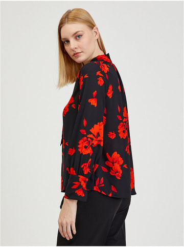 orsay Bluzka w kolorze czarno-czerwonym