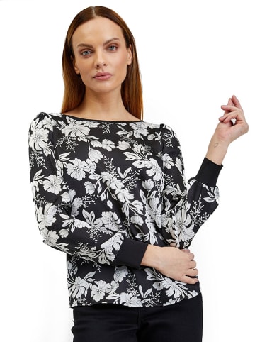 orsay Bluse in Schwarz/ Weiß