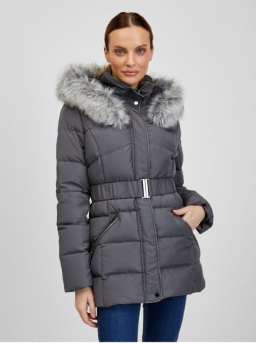 orsay Kurtka pikowana w kolorze antracytowym