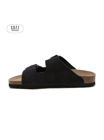 teegu Leren slippers zwart