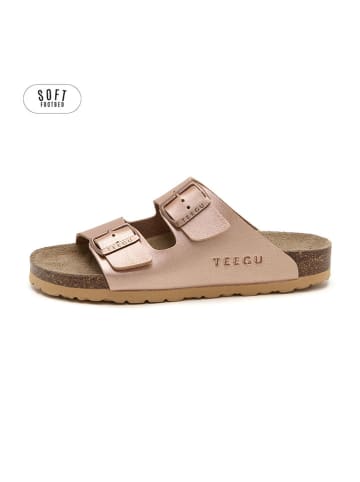teegu Slippers roségoudkleurig