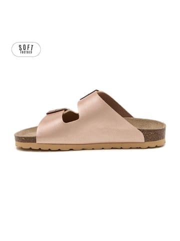 teegu Slippers roségoudkleurig