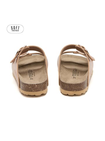 teegu Pantoletten in Roségold