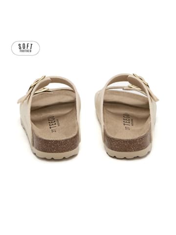 teegu Pantoletten in Gold