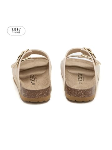 teegu Pantoletten in Gold