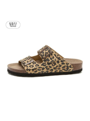 teegu Slippers beige/bruin