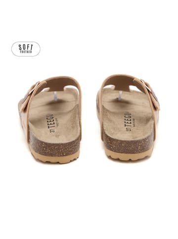 teegu Teenslippers roségoudkleurig