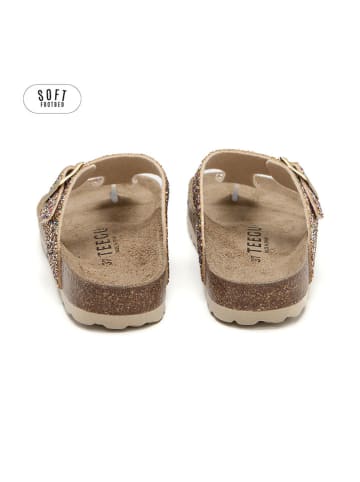 teegu Teenslippers goudkleurig