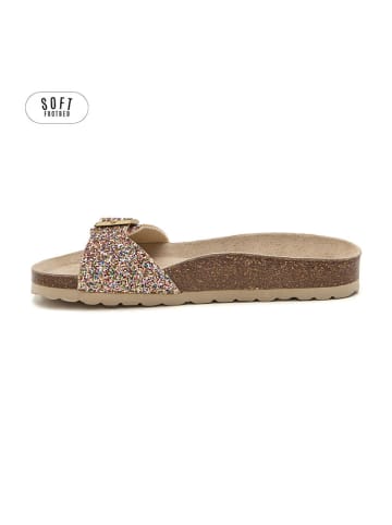 teegu Slippers goudkleurig