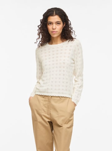 Vila Bluse "Viambelle" in Creme