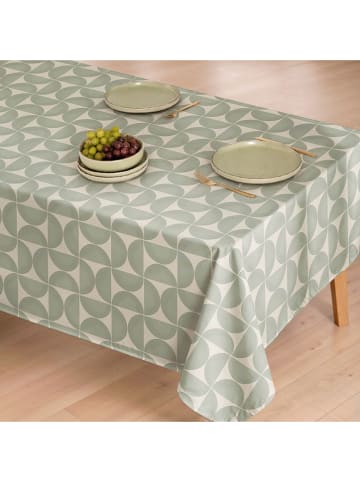 Mint Rugs Tafelkleed "Nordic Henry" crème/groen