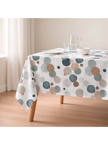 Mint Rugs Tafelkleed "Nordic Oslo" wit/turquoise/beige