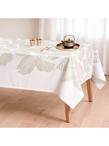 mint Deco Tafelkleed "Nordic Xop" wit/beige