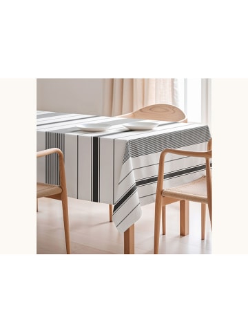 Mint Rugs Tischdecke "Nordic Malibu" in Anthrazit/ Weiß