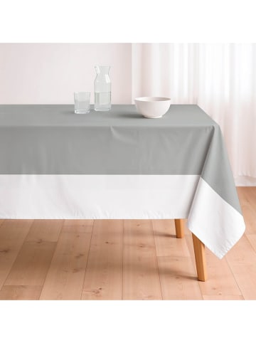 mint Deco Tischdecke "Basics Duo" in Grau/ Weiß