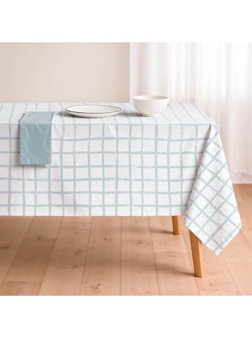 Mint Rugs Tischdecke "Basics Leonardo" in Weiß/ Mint