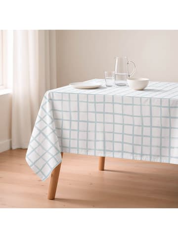 Mint Rugs Tischdecke "Basics Leonardo" in Weiß/ Mint