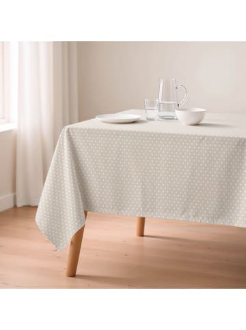 mint Deco Obrus "Basics Moca" w kolorze beżowo-białym