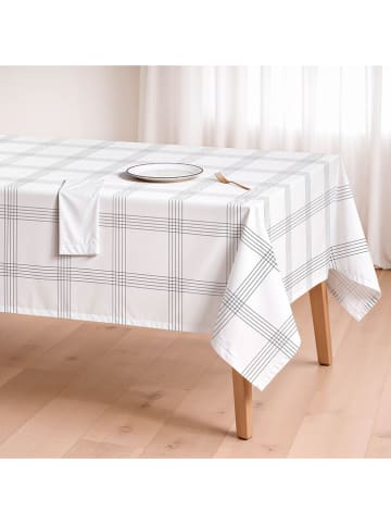 Mint Rugs Tafelkleed "Basics Otto" wit/zwart