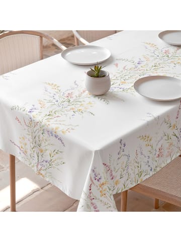 Mint Rugs Tischdecke "Floral And Tropical Briana" in Weiß/ Lila/ Gelb