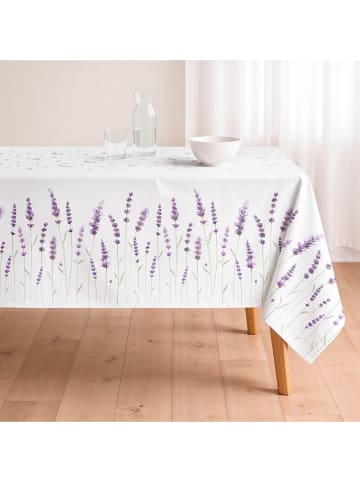 Mint Rugs Tafelkleed "Floral Lavanda" wit/paars