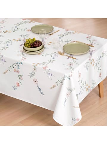 Mint Rugs Tafelkleed "Floral Leia" wit/groen/lichtroze