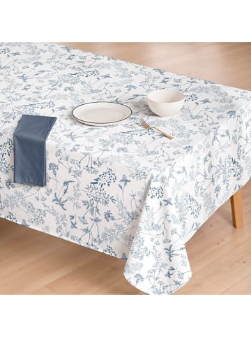 Mint Rugs Obrus "Floral Leire" w kolorze biało-niebieskim