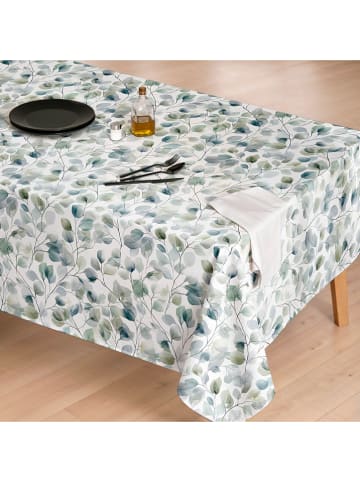 Mint Rugs Tafelkleed "Floral Zinia" wit/groen