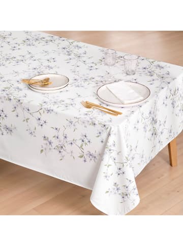 mint Deco Obrus "Floral Zira" w kolorze biało-fioletowym