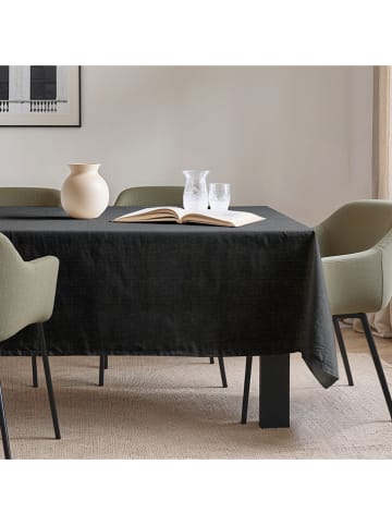 Mint Rugs Obrus "Smooth Indra" w kolorze czarnym