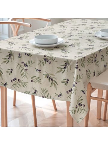 Mint Rugs Obrus "Natural Cartagena" w kolorze kremowo-zielono-fioletowym