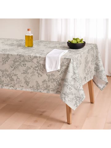 Mint Rugs Obrus "Natural Soma" w kolorze kremowo-zielonym