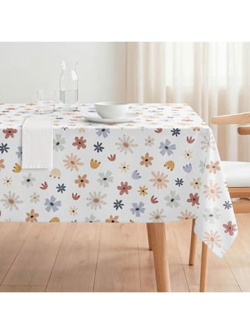 Mint Rugs Tafellaken "Florette" wit/ meerkleurig