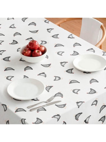 Mint Rugs Tafellaken "Gallinas" wit/grijs