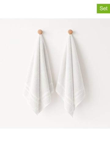 Mint Rugs 2-delige set: theedoeken wit