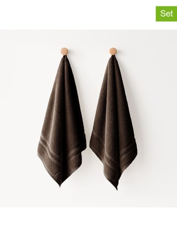 Mint Rugs 2-delige set: theedoeken bruin