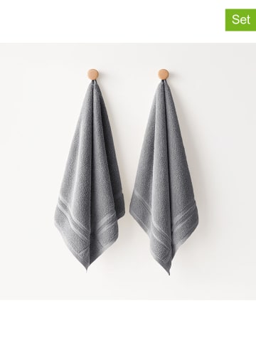 mint Deco 2er-Set: Geschirrtücher in Grau