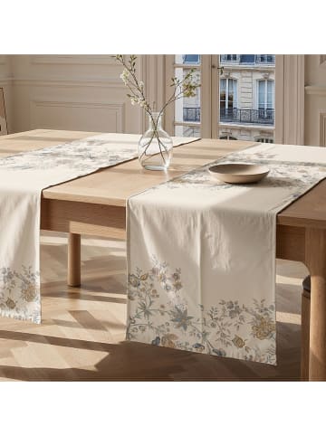 Mint Rugs Tischläufer "Deva" in Creme/ Blau