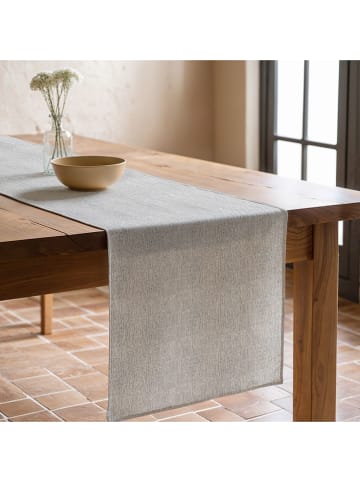 Mint Rugs Tafelloper "Indra" lichtgrijs