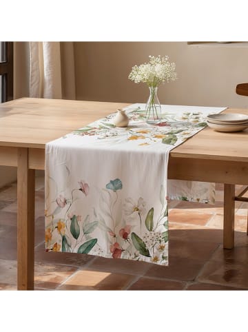 Mint Rugs Tafelloper "Maddy" wit/meerkleurig