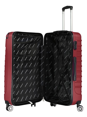 Canadian Peak 5-delige hardcase-trolleyset "Shockeak" bordeaux