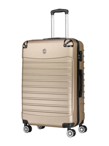 Canadian Peak 5tlg. Hardcase-Trolleyset "Shockeak" in Gold