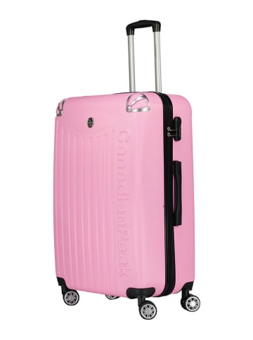 Canadian Peak 5tlg. Hardcase-Trolleyset "Softlesseak" in Pink