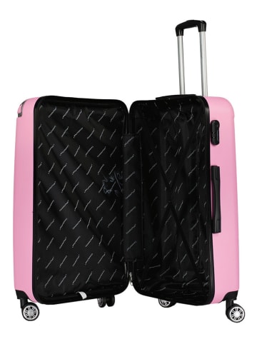 Canadian Peak 5tlg. Hardcase-Trolleyset "Softlesseak" in Pink