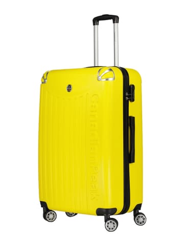 Canadian Peak 5-delige hardcase-trolleyset "Softlesseak" geel