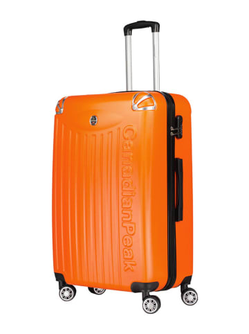 Canadian Peak 5-delige hardcase-trolleyset "Softlesseak" oranje