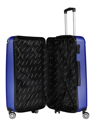 Canadian Peak 5-delige hardcase-trolleyset "Softlesseak" blauw